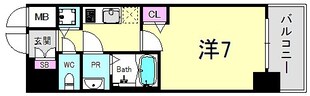 プレサンス三宮東フィールの物件間取画像